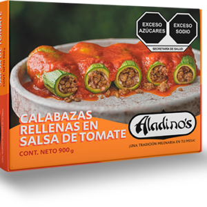 Calabazas rellenas (Salsa de tomate)